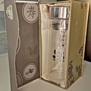 Teavana Glass Tea Infuser with Silver Lid